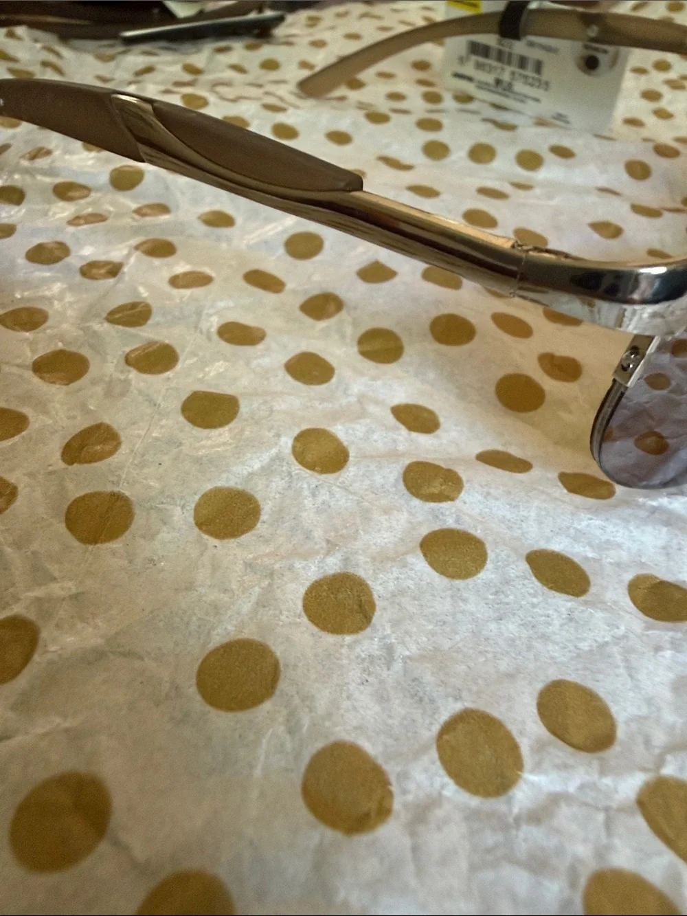 Mirrored Lens Aviator Sunglasses - Gold Frames, Brown Lenses (Set)